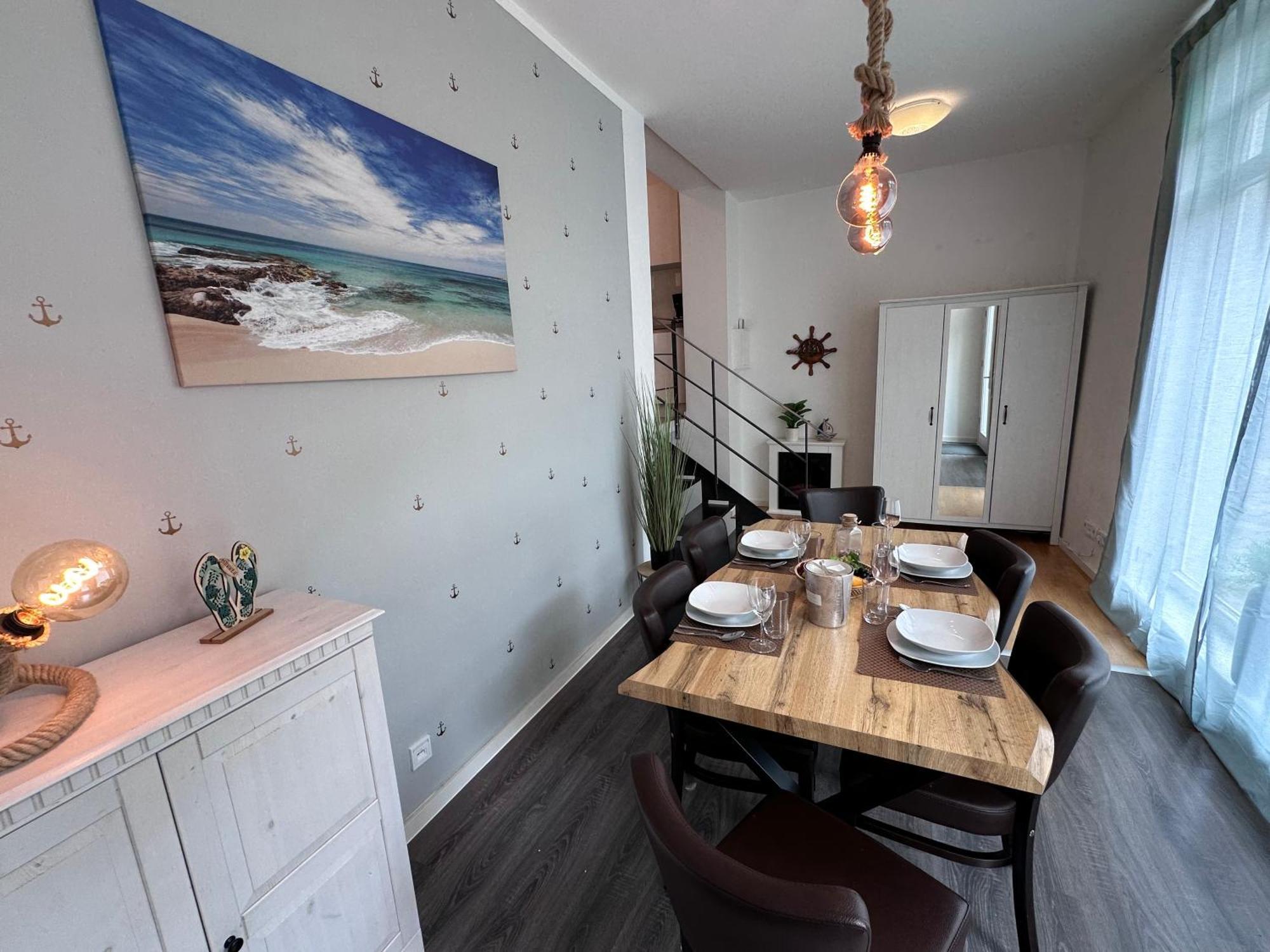 Ferienwohnung Nautica 450M Zum Strand Familienfreundlich รอสต็อค ภายนอก รูปภาพ